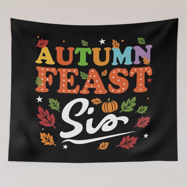 Item preview, Autumn Feast for Sisters - Thanksgiving Family Matching Design designed and sold by AckeeWolf.
