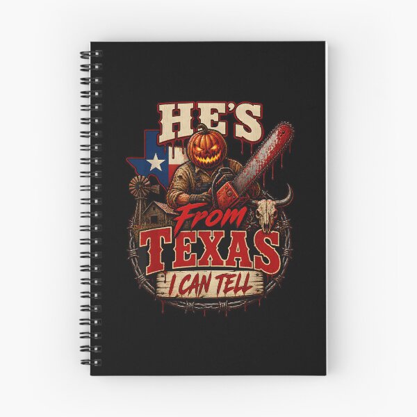 Item preview, Hes From Texas I Can Tell Halloween Pumpkin Horror (2) designed and sold by DaveBevitt.