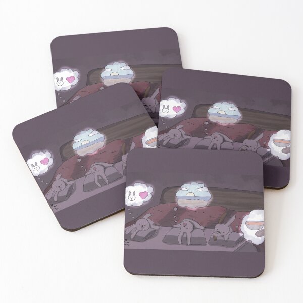 Item preview, Dreamy night with bunnies designed and sold by MarcXang.