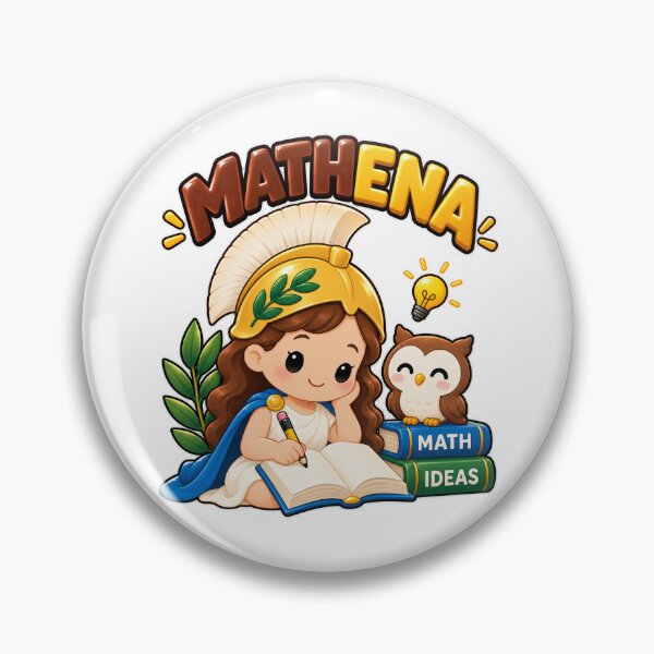 Item preview, Athena Mathena Greek Mythology Math Pun designed and sold by Enoch-creator.