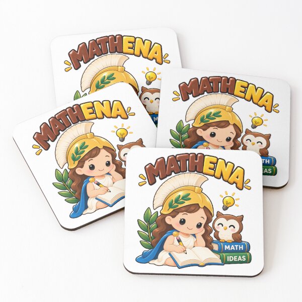 Item preview, Athena Mathena Greek Mythology Math Pun designed and sold by PUNserious.