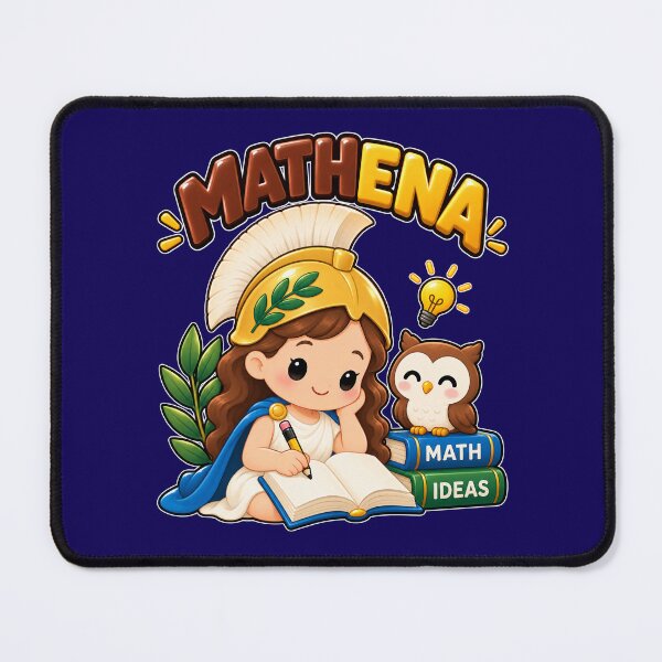 Item preview, Athena Mathena Greek Mythology Math Pun designed and sold by Enoch-creator.