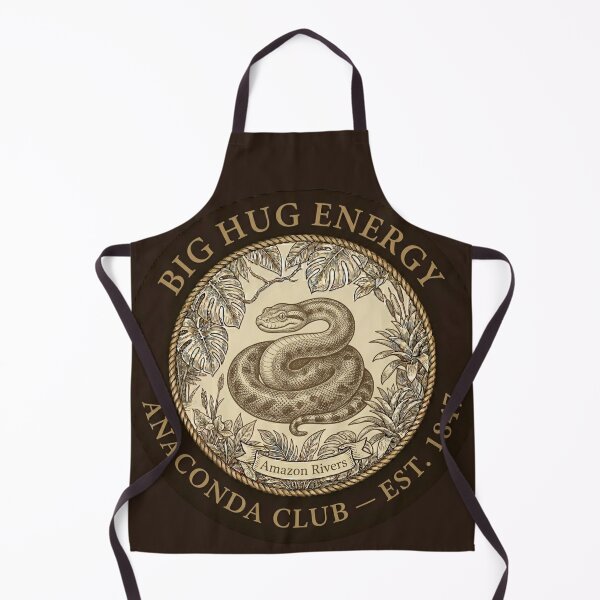 Item preview, Big Hug Energy Anaconda Club Amazon Humor Badge designed and sold by CalmCapy Co.