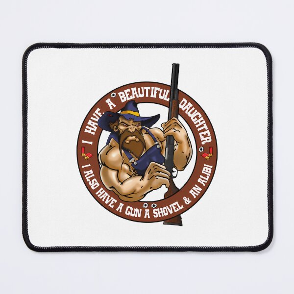Item preview, Protective Father Rifle Brown Crest designed and sold by MartineMigne.