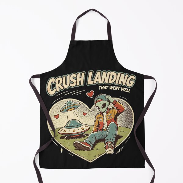 Item preview, Crush Landing Alien UFO Love designed and sold by NatalieJeans.