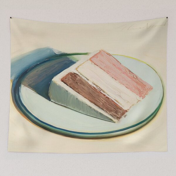 Item preview, Cake Slice   1979 by Wayne Thiebaud - wayne thiebaud gallery designed and sold by namikikkik.