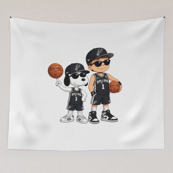 Item preview, Snoopy & Boy Spurssss Basketball  designed and sold by ew7987049.