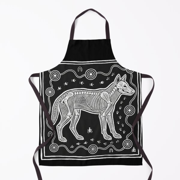 Item preview, Australian Dingo X-Ray Art Print: Indigenous Canine Skeleton Art designed and sold by FreiherrPK.