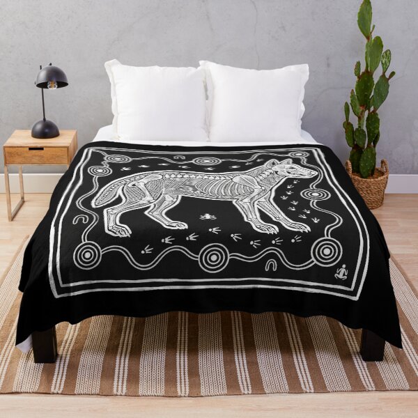 Item preview, Australian Dingo X-Ray Art Print: Indigenous Canine Skeleton Art designed and sold by FreiherrPK.
