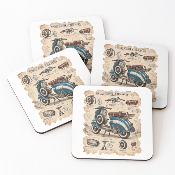 Item preview, Vintage Scooter Field Notes designed and sold by Russell Thorne.