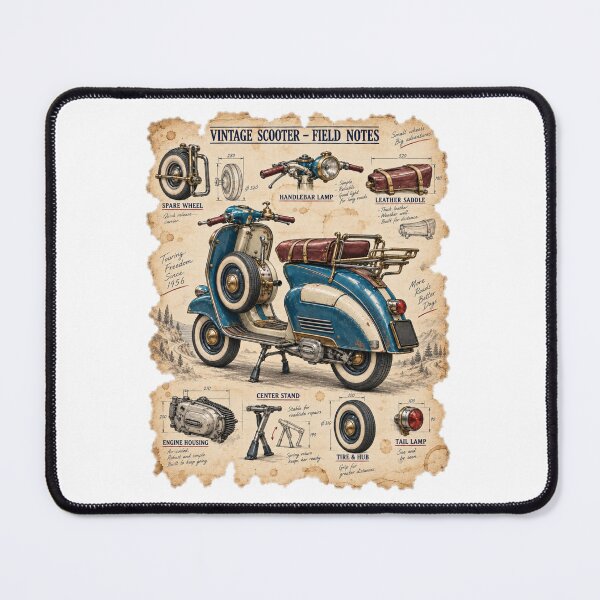 Item preview, Vintage Scooter Field Notes designed and sold by Russell Thorne.