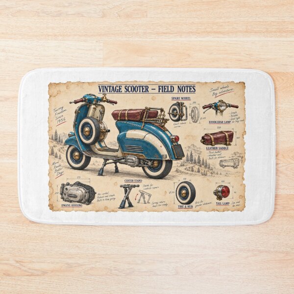 Item preview, Vintage Scooter Field Notes designed and sold by Russell Thorne.