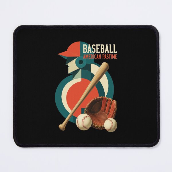 Item preview, Geometric Baseball Player Abstract Vintage Art designed and sold by CHLOHNSON.