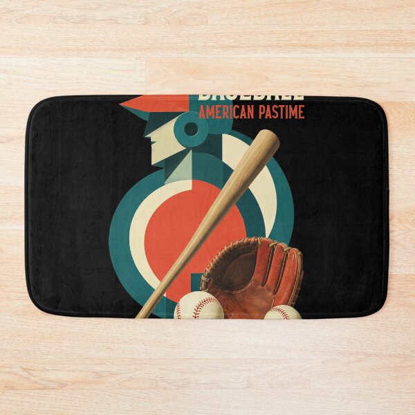 Item preview, Geometric Baseball Player Abstract Vintage Art designed and sold by CHLOHNSON.