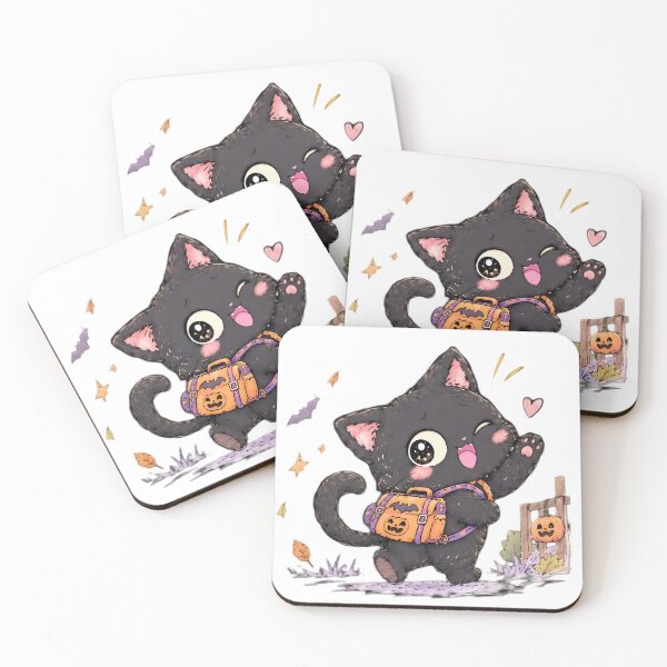 Item preview, Halloween Kitty Back to School designed and sold by MOONVEIL ATELIER.