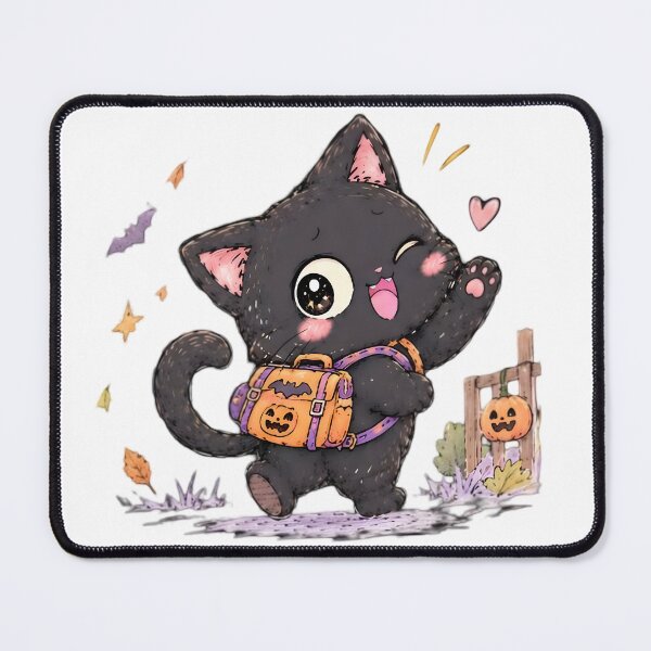 Item preview, Halloween Kitty Back to School designed and sold by MOONVEIL ATELIER.