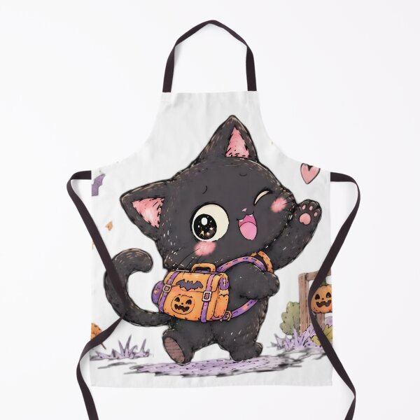 Item preview, Halloween Kitty Back to School designed and sold by MOONVEIL ATELIER.