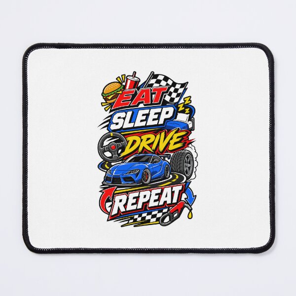 Item preview, Eat Sleep Drive Repeat designed and sold by RAS-77.
