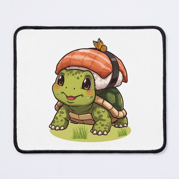Item preview, Cute Kawaii Sushi Turtle designed and sold by yuki-hana.