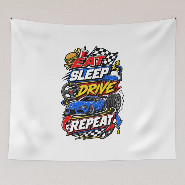 Item preview, Eat Sleep Drive Repeat  designed and sold by RAS-77.