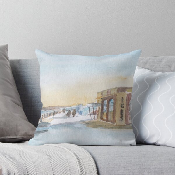 Item preview, The Lower Prom in the snow at Whitley Bay designed and sold by artymarshy.
