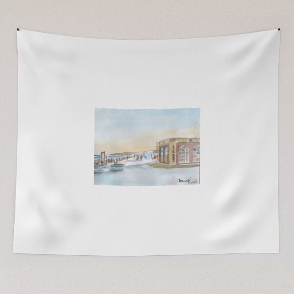 Item preview, The Lower Prom in the snow at Whitley Bay designed and sold by artymarshy.