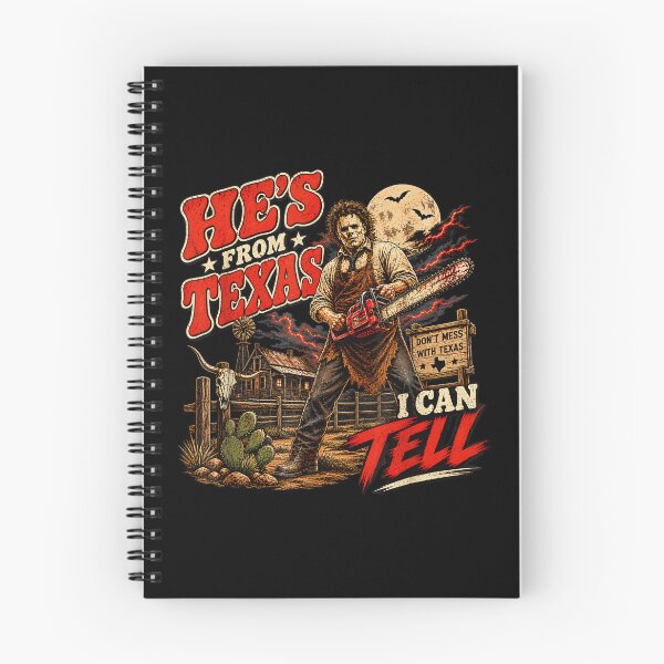 Item preview, Hes From Texas I Can Tell Skeleton Chainsaw Halloween designed and sold by DaveBevitt.