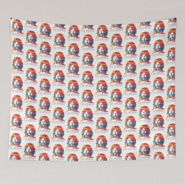 Item preview, Cat Stevens Inspired Psychedelic Folk Art Dream Design designed and sold by Yobconcept.