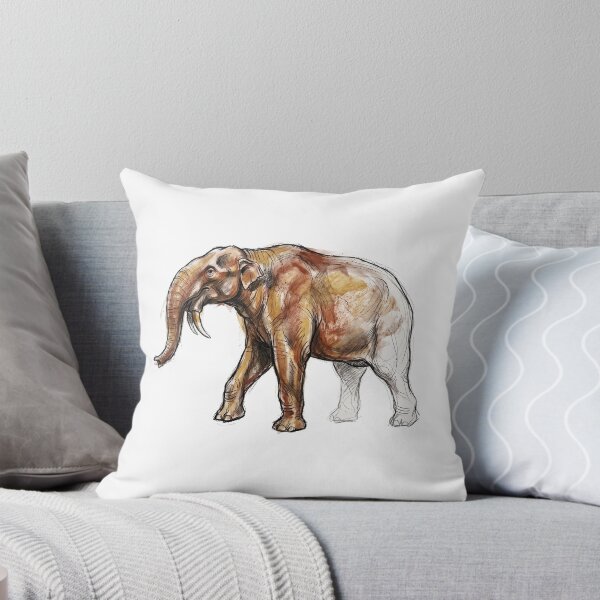 Item preview, Deinotherium Giganteum Illustration: Prehistoric Downward-Tusked Elephant Art Print designed and sold by FreiherrPK.
