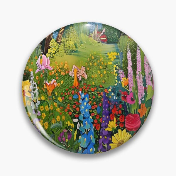 Item preview, Gustav Klimt Flower Garden Vivid Seamless Flowers Vintage Floral Patterns Digital Art Illustration designed and sold by Matt_Smith.