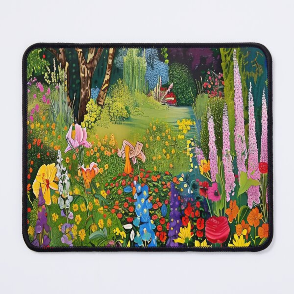 Item preview, Gustav Klimt Flower Garden Vivid Seamless Flowers Vintage Floral Patterns Digital Art Illustration designed and sold by Matt_Smith.