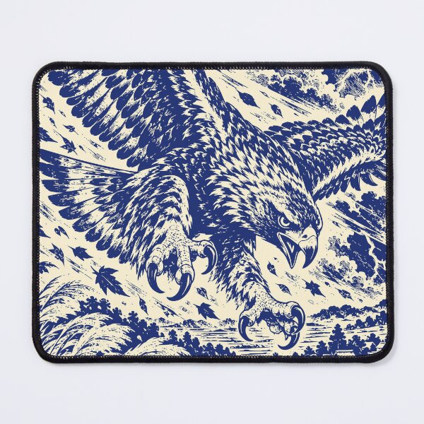 Item preview, Storm Hunter Eagle Japanese Woodblock Art designed and sold by 89shirts.
