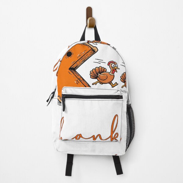 Item preview, Thankful Pumpkin Pie Pacman Chasing Turkeys Retro Thanksgiving designed and sold by DYALEEZ-XCR.
