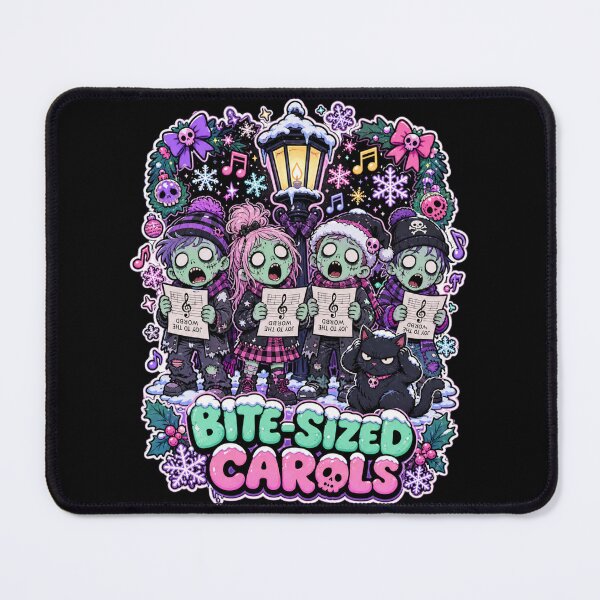 Item preview, Zombie Christmas Carolers Creepy Cute  designed and sold by Design Vibras.