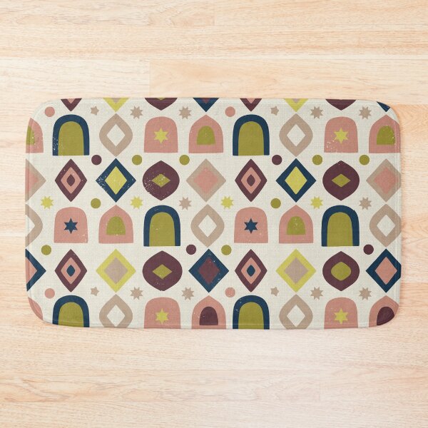 Item preview, Retro Geometric Shapes and Mystic Stars in Cream designed and sold by Pattique.