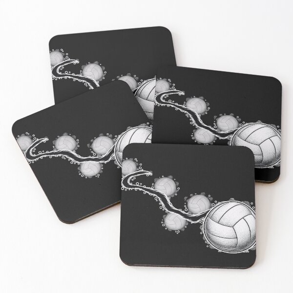 Item preview, Float Volleyball Ink Art designed and sold by NorthRally.