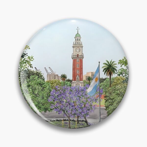 Item preview, Buenos Aires Retiro Watercolor Travel Art designed and sold by POSTERIOCREW.