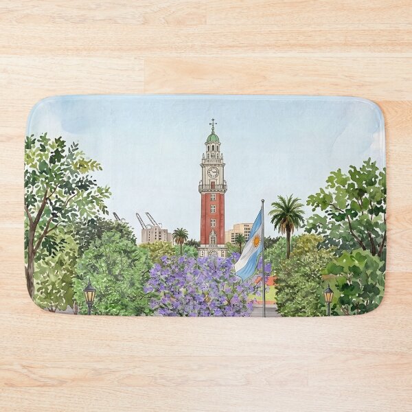 Item preview, Buenos Aires Retiro Watercolor Travel Art designed and sold by POSTERIOCREW.