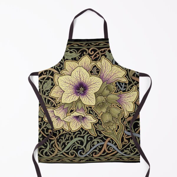 Item preview, Hyoscyamus Niger Henbane Art Nouveau: Poison Garden Botanical Print designed and sold by FreiherrPK.