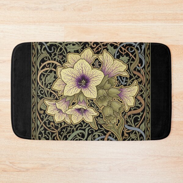 Item preview, Hyoscyamus Niger Henbane Art Nouveau: Poison Garden Botanical Print designed and sold by FreiherrPK.