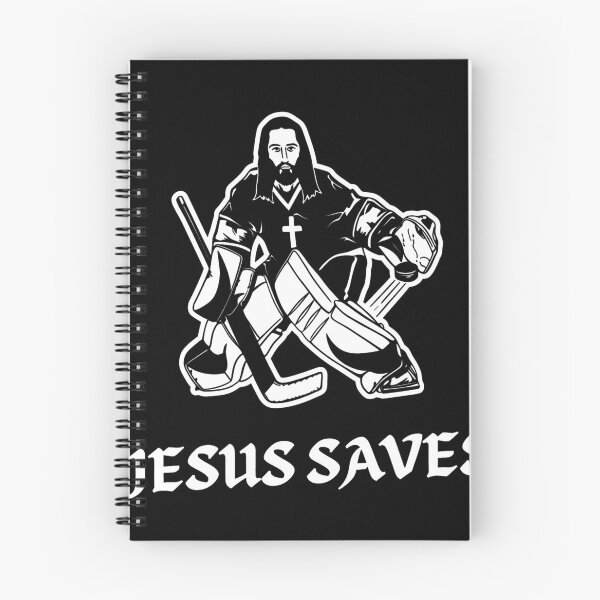 Item preview, Jesus Saves Hockey Goalie  designed and sold by CALECKWOOD12.