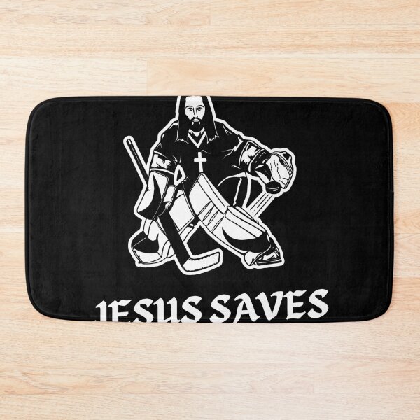 Item preview, Jesus Saves Hockey Goalie  designed and sold by CALECKWOOD12.