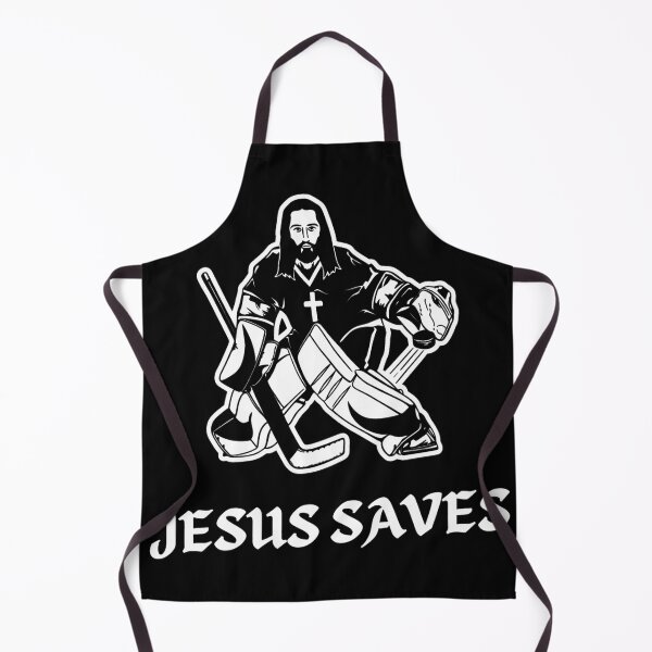 Item preview, Jesus Saves Hockey Goalie  designed and sold by CALECKWOOD12.