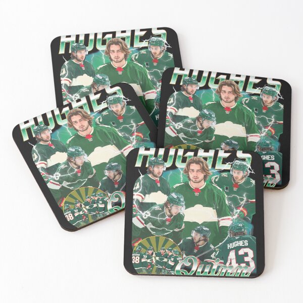 Item preview, Quinn Hughes Vintage 90s Style Hockey Design designed and sold by CALECKWOOD12.