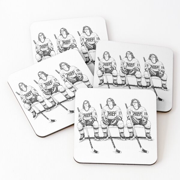 Item preview, Vintage Hockey Trio Bench Illustration designed and sold by CALECKWOOD12.