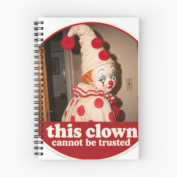 Item preview, This Clown Cannot Be Trusted . ClownCore. Vintage Creepy Clown Meme. designed and sold by CoCoArt-Ua.