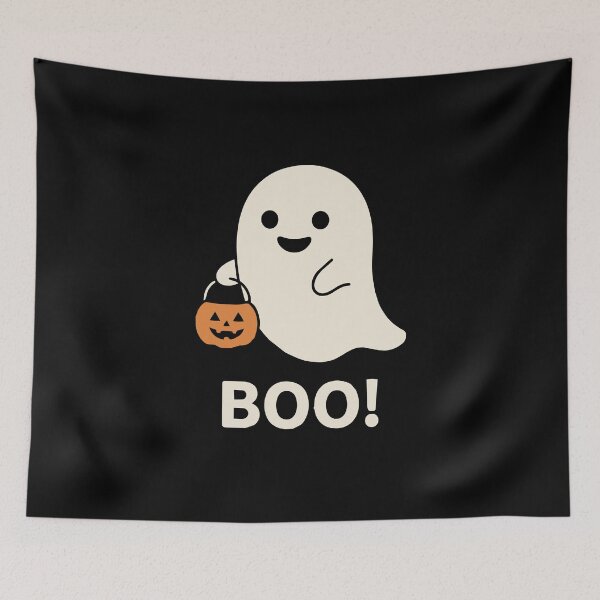 Item preview, Cute Halloween Ghost Pumpkin Bucket designed and sold by crouchingpixel.