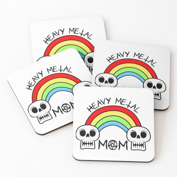 Item preview, heavy metal mom - funny skulls designed and sold by CandelariaFlo.