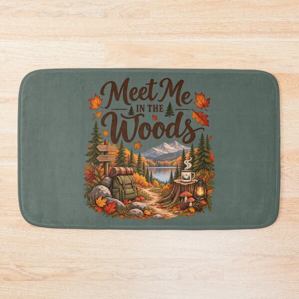 Item preview, Meet Me in the Woods – Cozy Autumn Hiking Adventure designed and sold by blankTeeShirt.