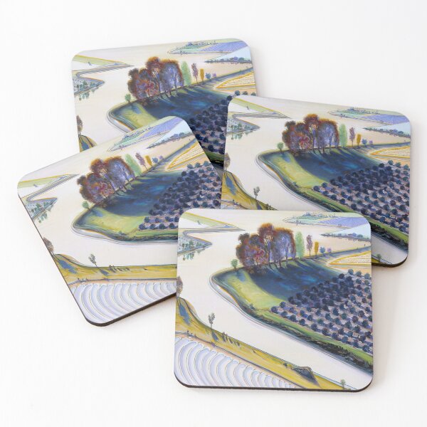 Item preview, Flatland River   1997 by Wayne Thiebaud - wayne thiebaud gallery designed and sold by namikikkik.